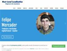 Tablet Screenshot of nextlevellocalization.com
